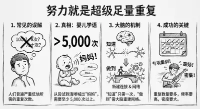 努力就是超级足量重复