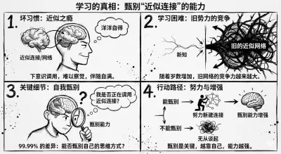 学习识别近似连接的能力