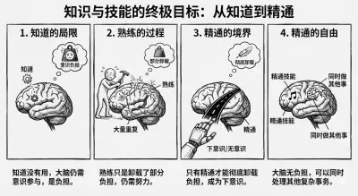 知识技能终极目标从知道到精通