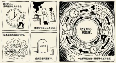 缺乏财心恶性循环