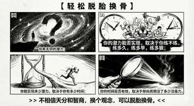 轻松脱胎换骨不信天分智商